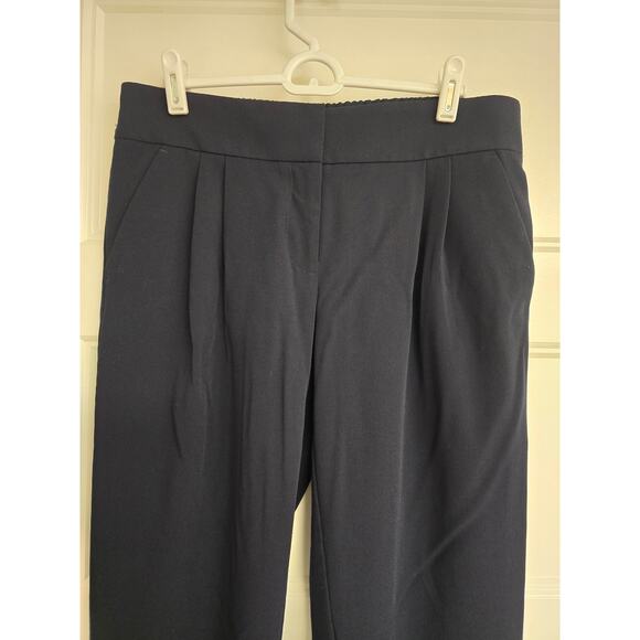 Women's LOFT "Marisa Ankle" Navy Blue Dress Pants Slacks Trousers | Size 6 - Picture 3 of 10